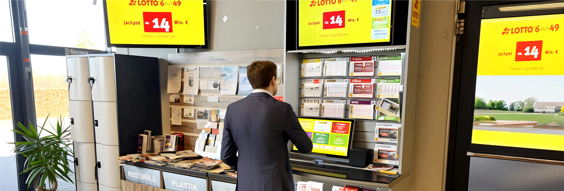 1,200 Interactive Terminals Deployed for a Lottery Retailer